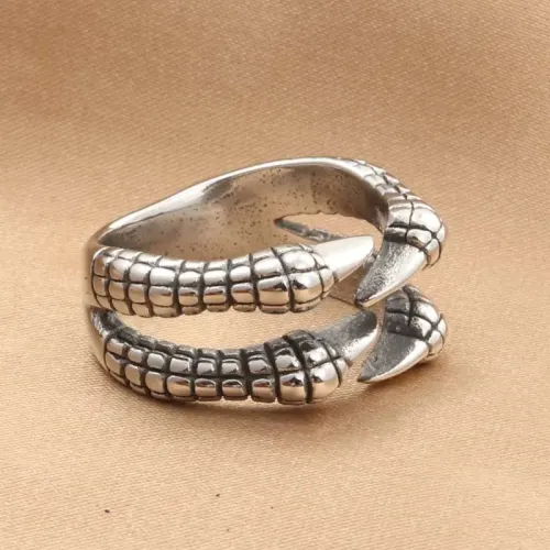 RTM1995 Stainless Steel Claw Ring Animal Inspired Jewelry for Men and Women