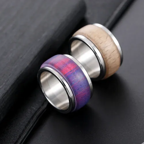 RTM1446 Bespoke Solid Wood Rings Custom Crafted from Your Designs & Samples