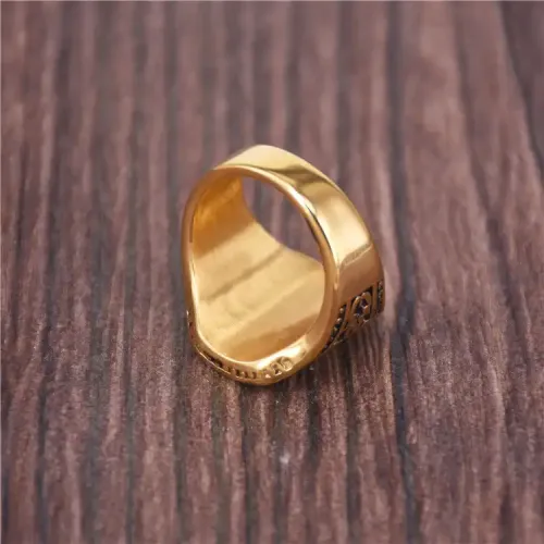 RTM201 Men's Titanium Steel Ring Literary Stainless Steel Cast Band