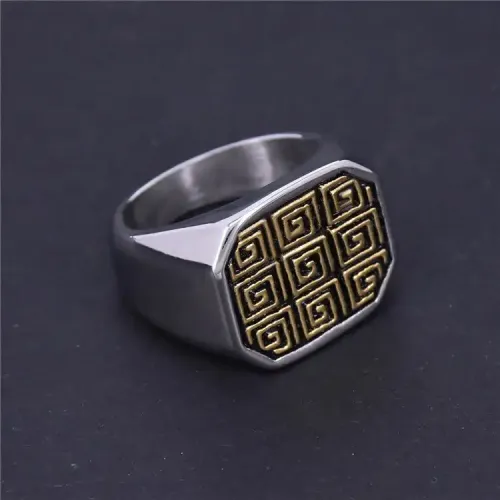RTM320 Titanium Stainless Steel Rings Durable Unisex Jewelry