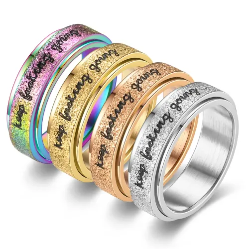 RTM2849 Inspirational Sand Turnable Ring Empowering & Unique