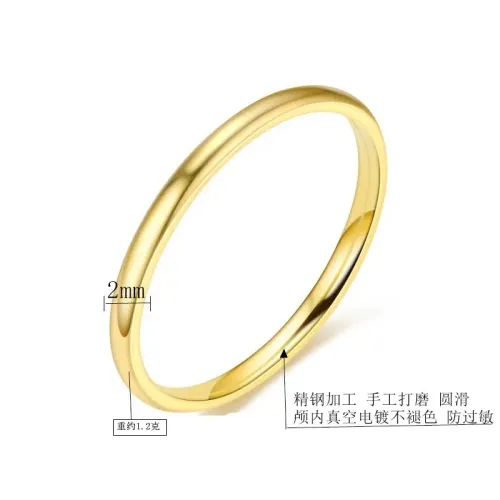 RTM1048 Sansheng Sanshi Inspired Stainless Steel Female Ring Elegant Couple Jewelry