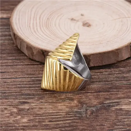 RTM346 Women's Conch Ring Titanium Stainless Steel Banquet Gift Jewelry