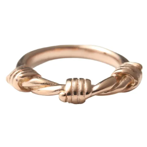 RTM1737 Stainless Steel Braided Knot Ring Elegant Jewelry for Timeless Style