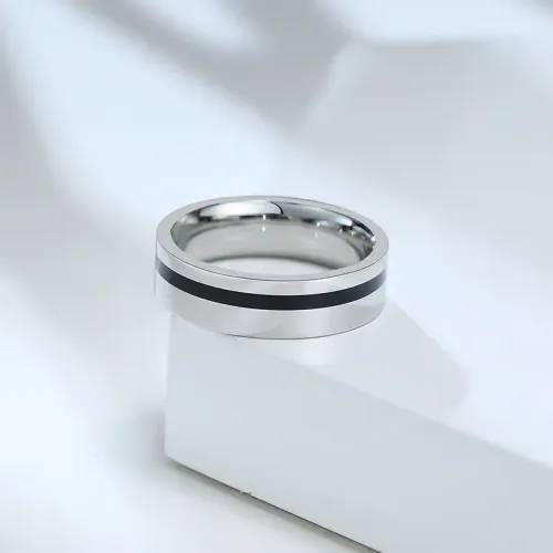 RTM167 Titanium Stainless Steel C Ring Durable Jewelry for Everyday Wear