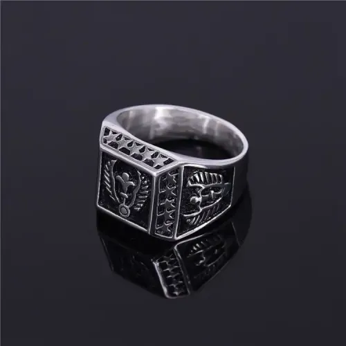 RTM312 Men's Titanium Stainless Steel Ring Durable Jewelry for the Modern Man