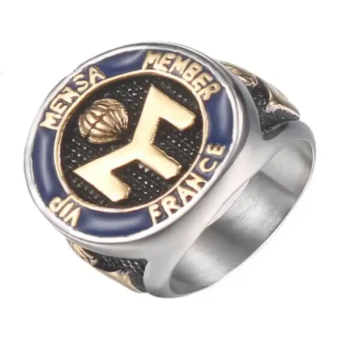 RTM551 Titanium Steel Ball Cup Ring Men's Stainless Steel Jewelry