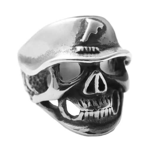 RTM1904 Skull Ring Punk Style Stainless Steel Jewelry for Men