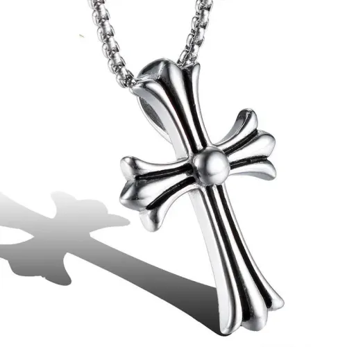NTM805 Titanium Steel Cross Pendant Stainless Steel Jewelry