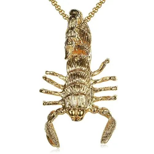 NTM705 Trendy Scorpion Pendant Hot New Stainless Steel Handicraft Ornament