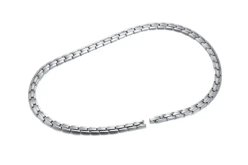 NTM599 Hip Hop Magnetic Titanium Necklace Stainless Steel Magnet Jewelry for Men