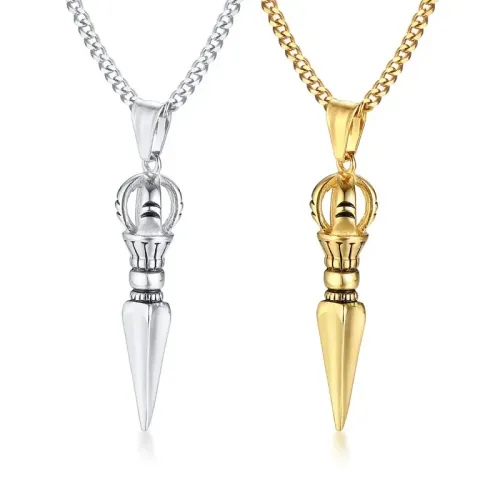 NTM608 Men's Stainless Steel Magic Pestle Pendant Film TV Fan Jewelry Accessory