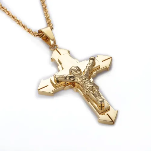 NTM3178 Stainless Steel Pendant for Men Hip Hop DIY Necklace Charm