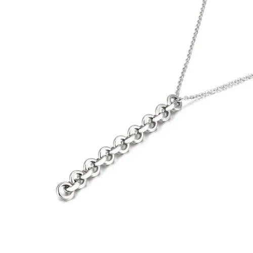 NTM3009 Elegant Women's Stainless Steel Necklace Chic Fashion Jewelry Accessory