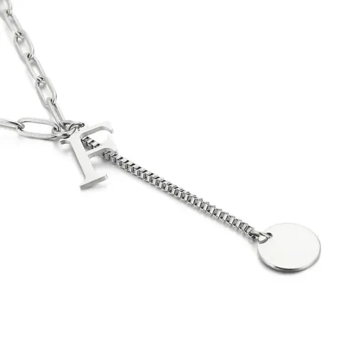NTM2752 Alphabet Letter Necklace for Women Personalized Initial Jewelry