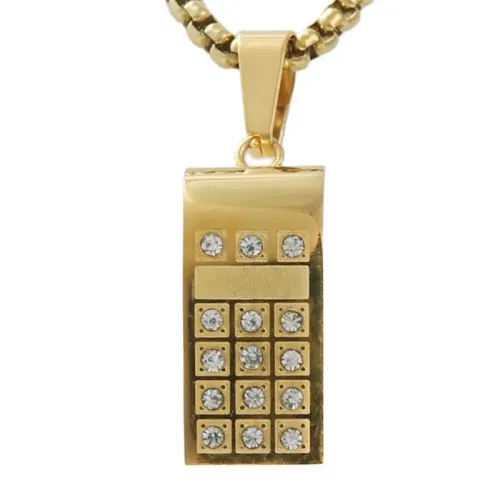 NTM1758 Whistle Pendant Necklace Stainless Steel Fitness Accessory