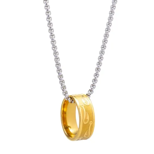 NTM1303 Fish Hook Pendant 60cm Pearl Sweater Chain Outdoor Necklace Jewelry