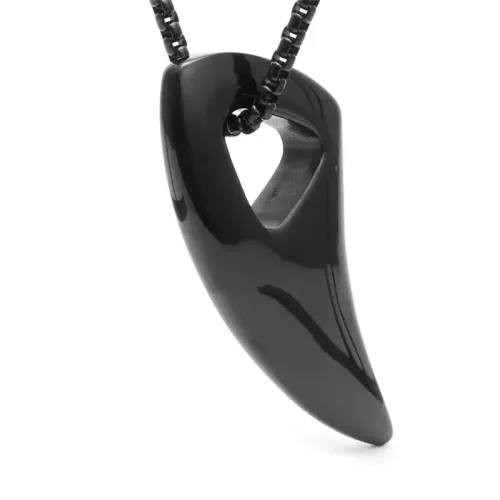 NTM2043 Wolf Fang Pendant Tiger Tooth Necklace Stainless Steel Christmas Gift