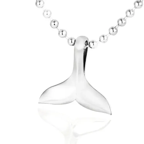 NTM2121 New Concept Stainless Steel Dolphin Tail Pendant Versatile Mermaid Necklace for Women