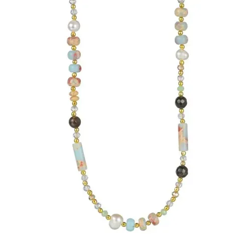 NTM3466 Bohemian Ethnic Colorful Beaded Necklace Sweater Chain Selection