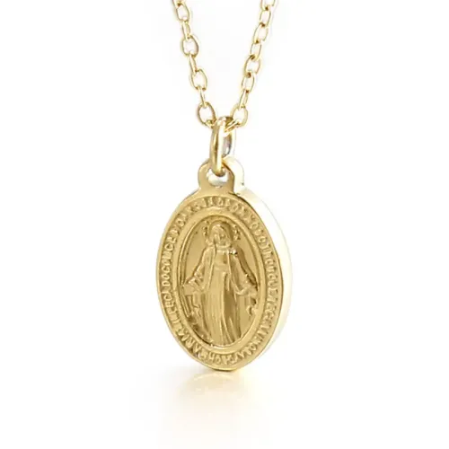 NTM2471 Stainless Steel Praying Madonna Pendant Virgin Mary Necklace and Bracelet for Women
