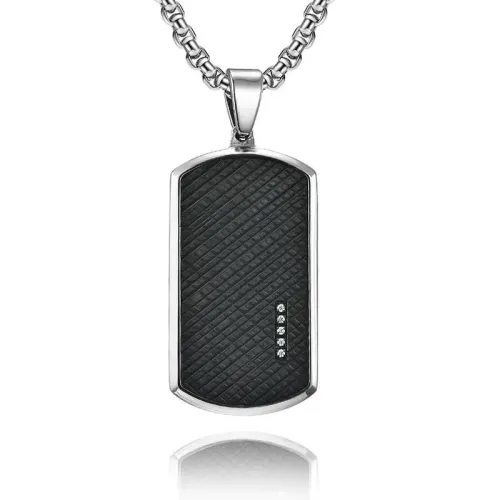 NTM1213 Men's Fashion Accessories: Stainless Steel Pendants for Couples Necklace