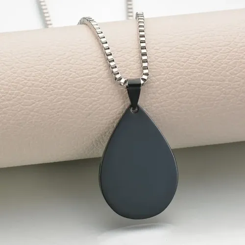 NTM3975 Military Dog Tag Pendant Necklace for Men Durable Stainless Steel Tags