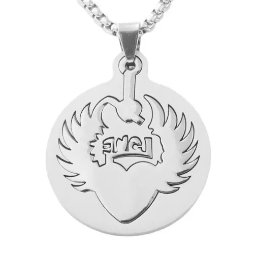 NTM1726 Eagle Pendant Necklace Stainless Steel Bird of Prey Jewelry