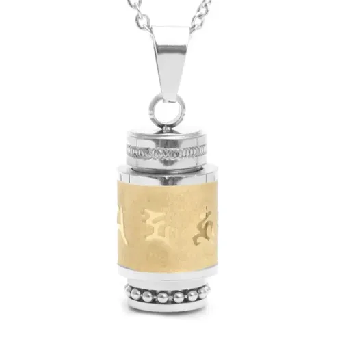NTM2035 Perfume Bottle Pendant Unisex Stainless Steel Necklace Gift