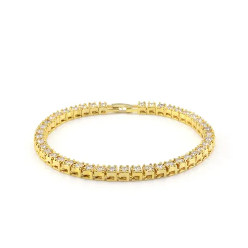 NTM3156 Full Diamond Tennis Chain Necklace Zirconia Bracelet for Women Luxury Jewelry