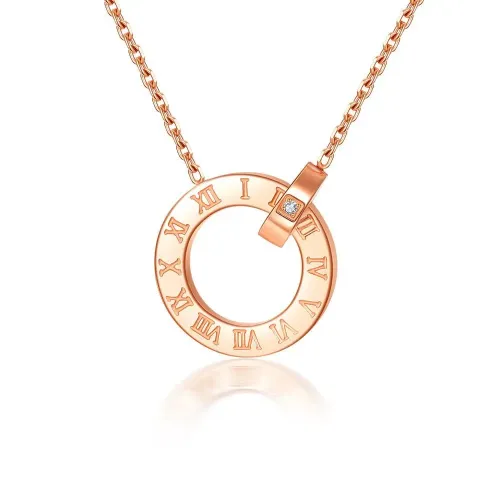 NTM3177 Fairy Clavicle Chain with Stainless Steel Hourglass Pendant Necklace Mystical Jewelry
