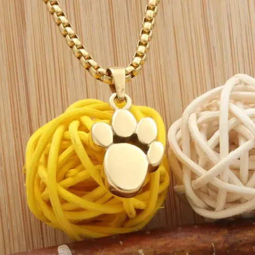 NTM1986 Bear Claw Pendant Punk Stainless Steel Animal Claw Necklace