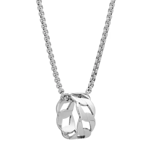 NTM1310 Punk Hip Hop Chain Style Pendant Stainless Steel Fashion Necklace