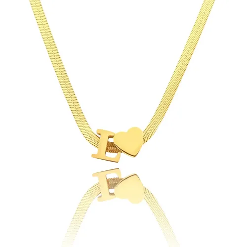 NTM3136 Stainless Steel Razor Blade Clavicle Necklace for Women Trendy S Chain Design