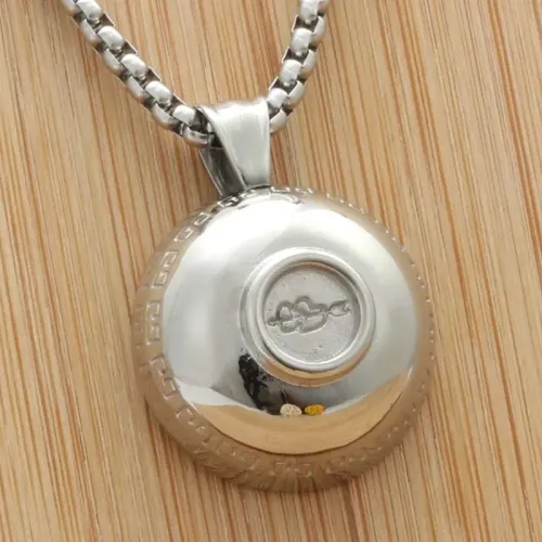 NTM1927 Bowl Pendant Punk Stainless Steel Bowl Necklace
