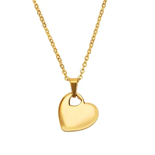 NTM2473 Heart Clavicle Chain Pendant Best Friend Women's Necklace