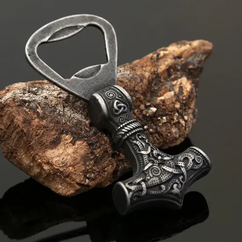 NTM969 Viking Jewelry Bottle Opener Durable Stainless Steel Tool