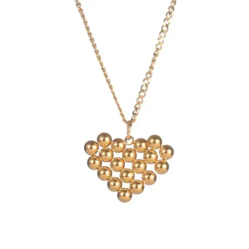 NTM3512 Stainless Steel Love Heart Necklace for Women Collarbone Chain Jewelry Piece