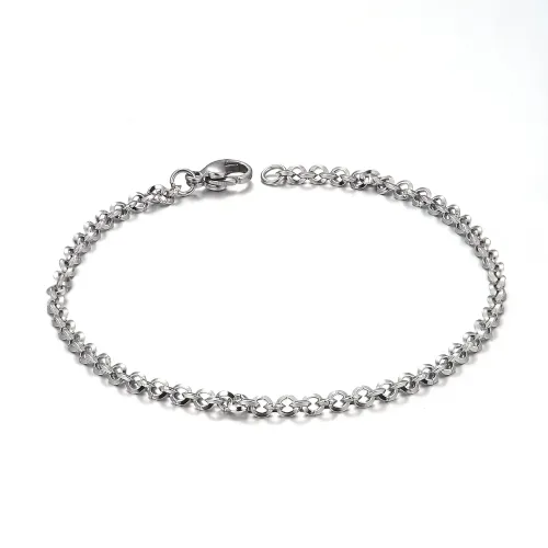 BTM1476 Women's Stainless Titanium Rose Gold Dolphin Bracelet Elegant Titanium Jewelry