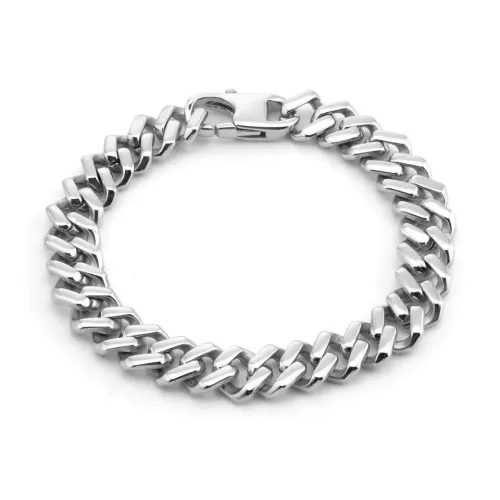 BTM1424 12MM Cuban Link Stainless Steel Bracelet Men's Titanium Fashion Accessory