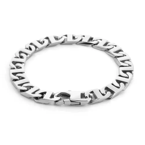 BTM1447 Matte Symbol 10mm Stainless Steel Bracelet Hip Hop men Jewelry
