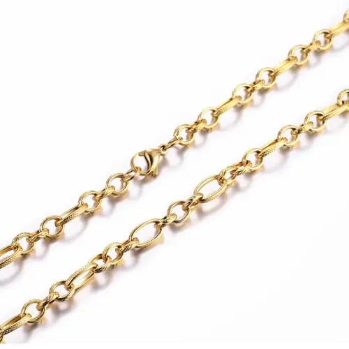 BTM1469 Gold-Plated Stainless Steel Men's Bracelet Vacuum Gold Titanium Steel Chain