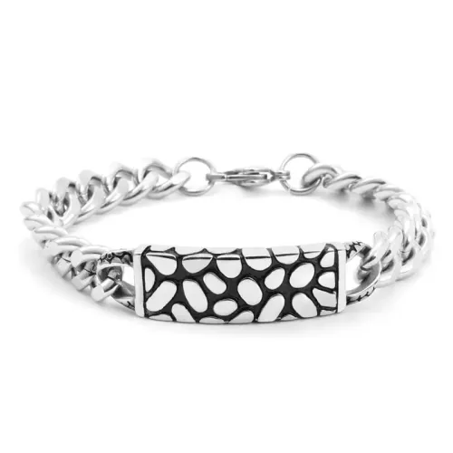 BTM653 Titanium Dragon Motorcycle Bracelet Punk Men's Thick Stainless Steel