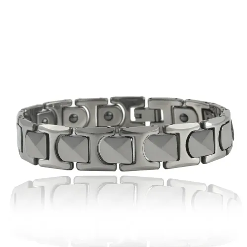 BTM619 Punk Style Tungsten Titanium Steel Bracelets | Unisex Stainless Steel Jewelry