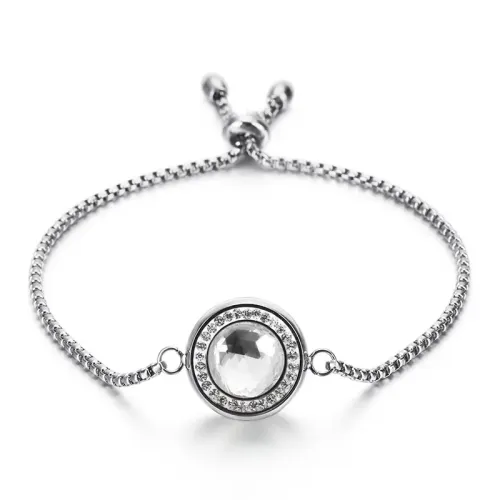 BTM1100 Stainless Steel Crystal Bracelet for Women Perfect Gift for Best Friends