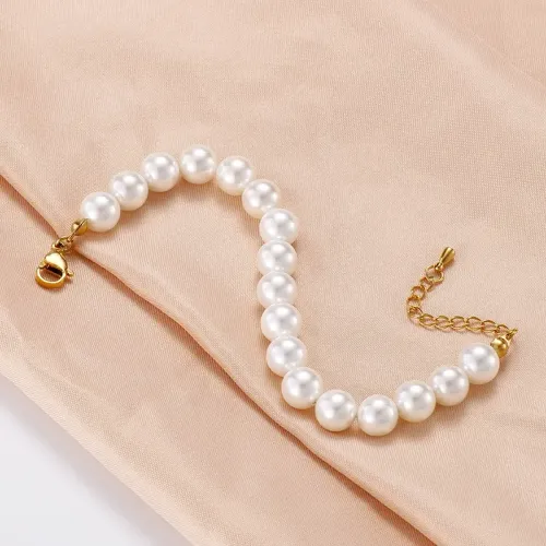 BTM1137 Elegant Pearl Shell Bead Bracelet for Women Timeless Fashion Jewelry