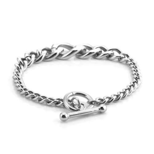 BTM1437 DIY Twist Chain OT Clasp Bracelet for Women Customizable Fashion Jewelry