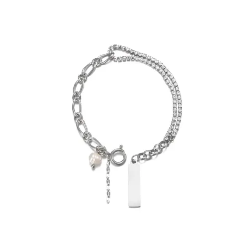 BTM1664 Double-Layered Pearl Bead Bracelet for Women Hip Hop Inspired Jewelry Brand