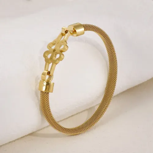 BTM1259 Unisex Titanium Steel Wire Bracelet Durable Stainless Steel Bangle for Men Women