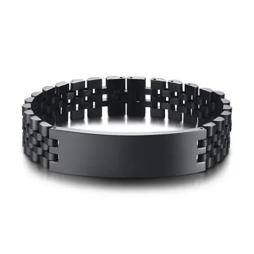 BTM842 Adjustable Titanium Steel Couples Bracelets Unisex Stainless Steel Band